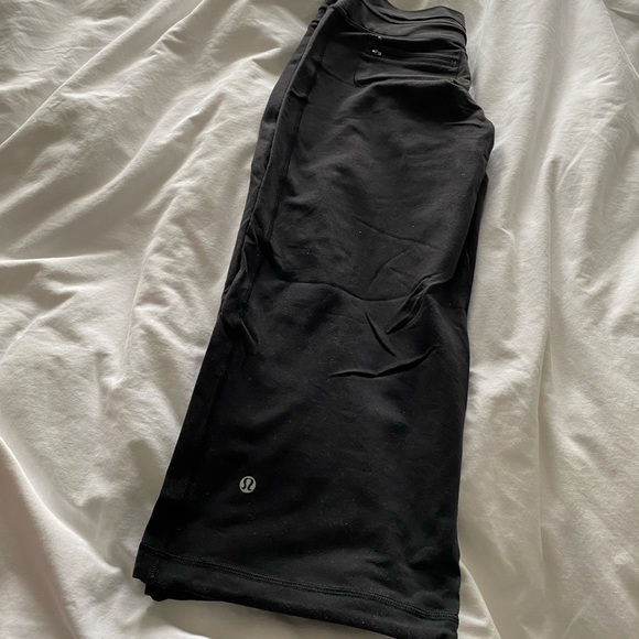 Black Lululemon Wide-leg Cropped Pants - Picture 2 of 12